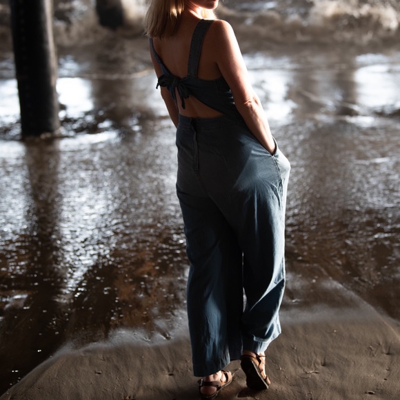 SOLD❣️Madewell Chambray Jumpsuit - Picture 7 of 7